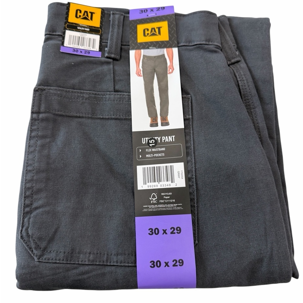 Caterpillar Men's Relaxed Work Jeans in Dark Gray